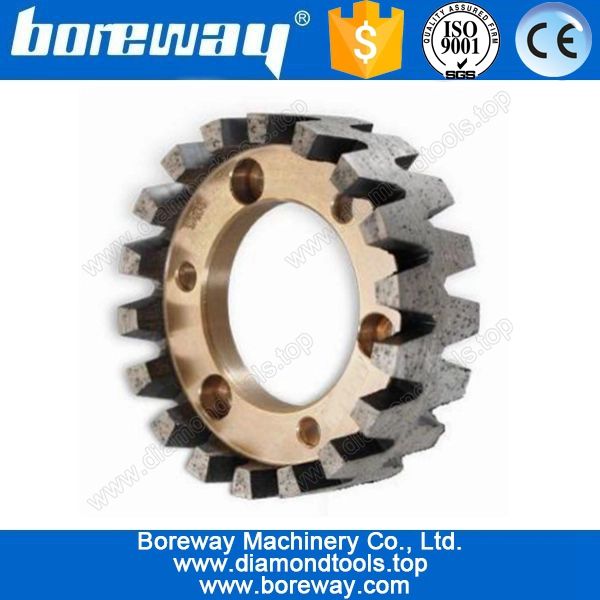 CNC Anstoßen Fräsrad für Zähler, Rad kontinuierliche Diamant Anstoßen für Stein