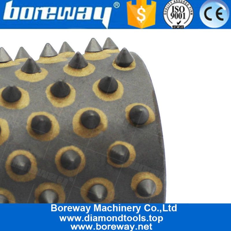 Punta in metallo duro 72S Bush Hammer Roller Tools Head per produttori di litchi in calcestruzzo di pietra all'ingrosso della fabbrica 2020