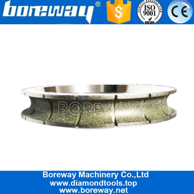 China 250mm Diamond Electroplated Profile Grinding Wheel Tools For Stone Manufacturer