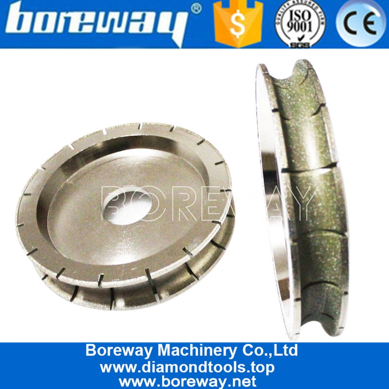 China 250mm Diamond Electroplated Profile Grinding Wheel Tools For Stone Manufacturer