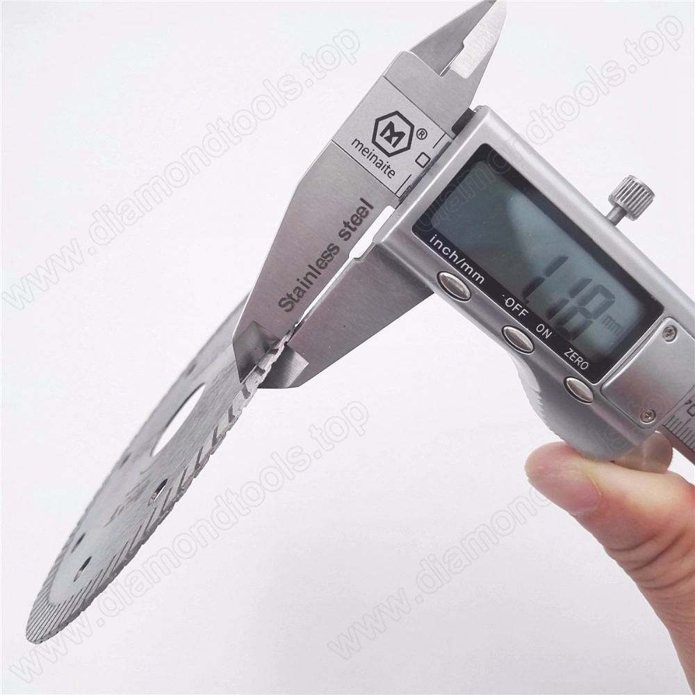 中国4インチ4.5inch 5inchダイヤモンド熱プレスSuperthinダイヤモンドターボは、セラミックタイル花崗岩カッティング工場のブレードを見た