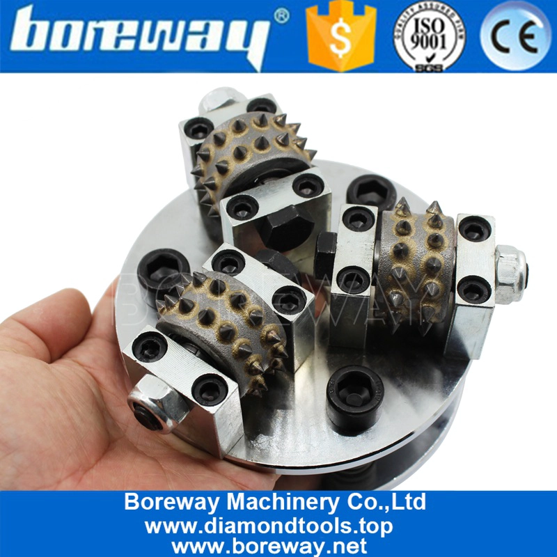 中国5インチカーバイドチップブッシュハンマープレートハンドグリナー