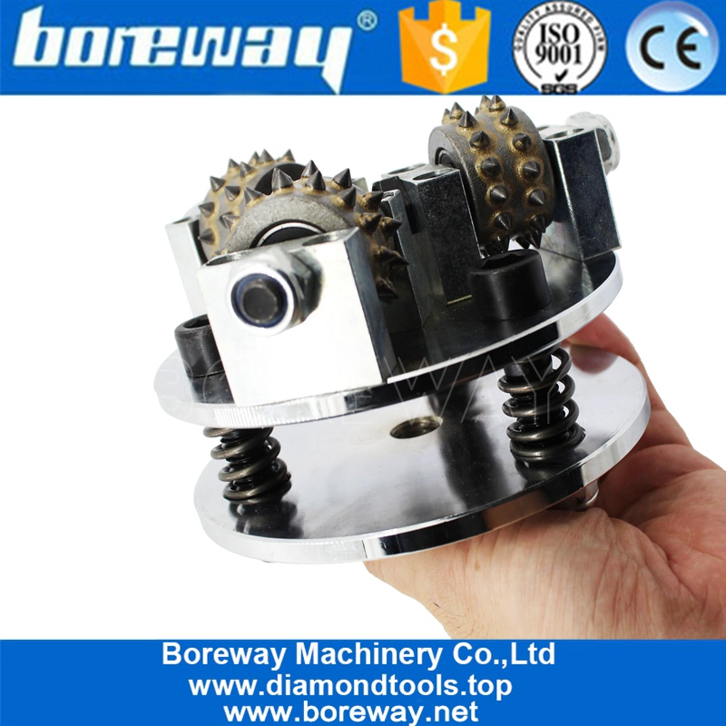 中国5インチカーバイドチップブッシュハンマープレートハンドグリナー