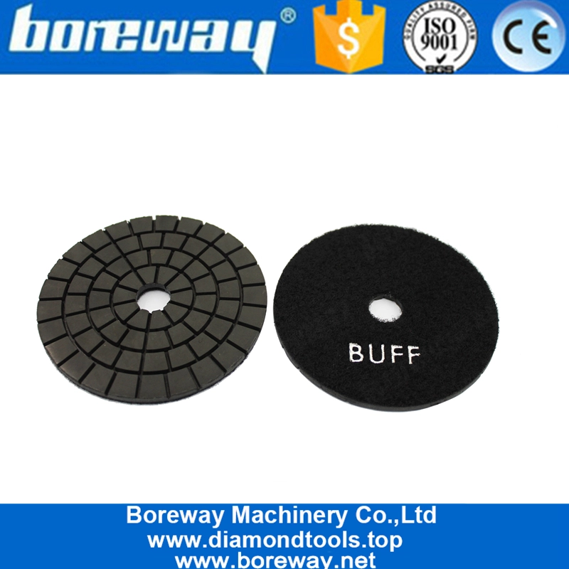 पत्थर ग्रेनाइट निर्माता पॉलिश करने के लिए चीन ब्लैक बफ डायमंड पैड