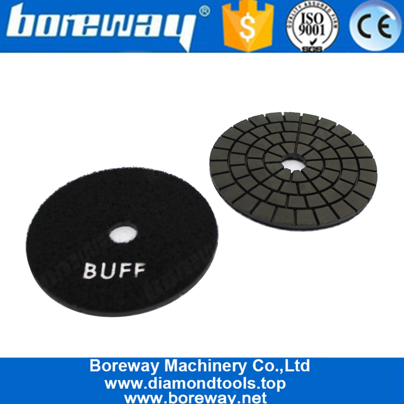 पत्थर ग्रेनाइट निर्माता पॉलिश करने के लिए चीन ब्लैक बफ डायमंड पैड