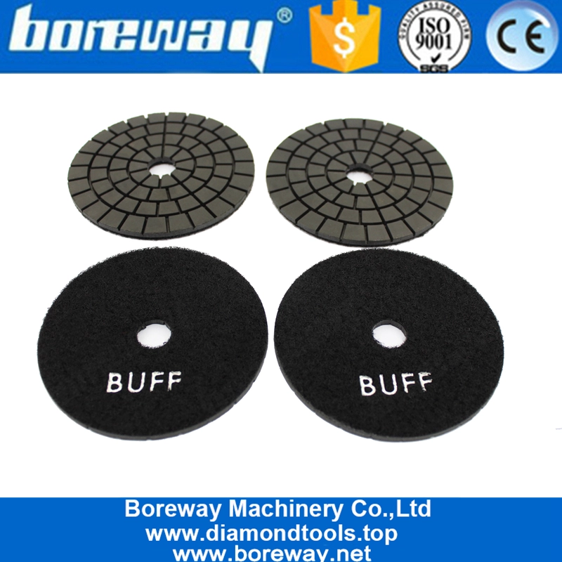 पत्थर ग्रेनाइट निर्माता पॉलिश करने के लिए चीन ब्लैक बफ डायमंड पैड
