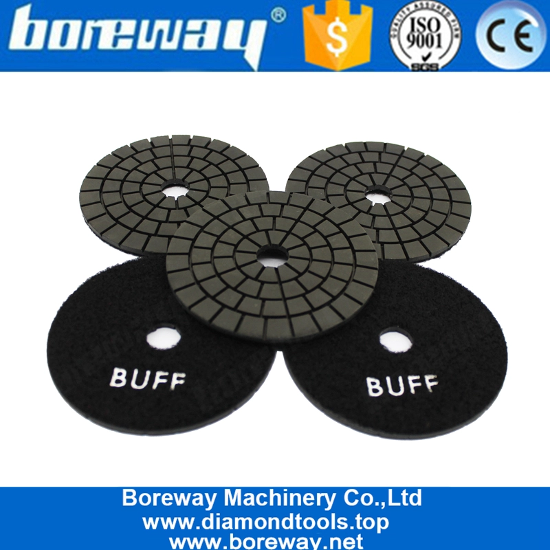 पत्थर ग्रेनाइट निर्माता पॉलिश करने के लिए चीन ब्लैक बफ डायमंड पैड
