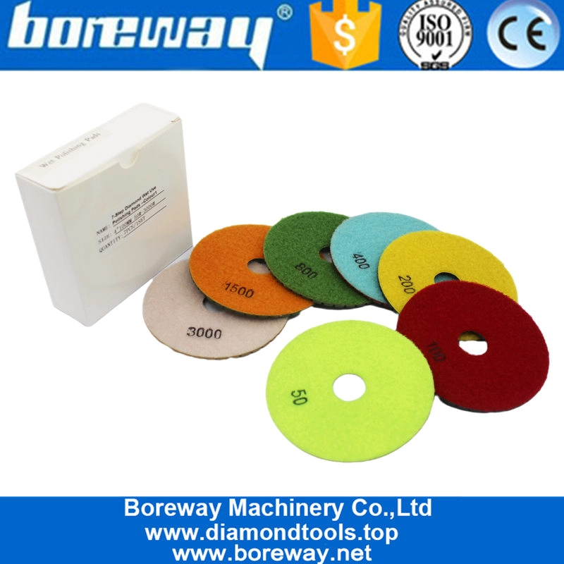 中国角度グラインダーおよび他の研磨機のためのダイヤモンドの乾式樹脂ボンド研磨パッドサプライヤーまたは製造業者