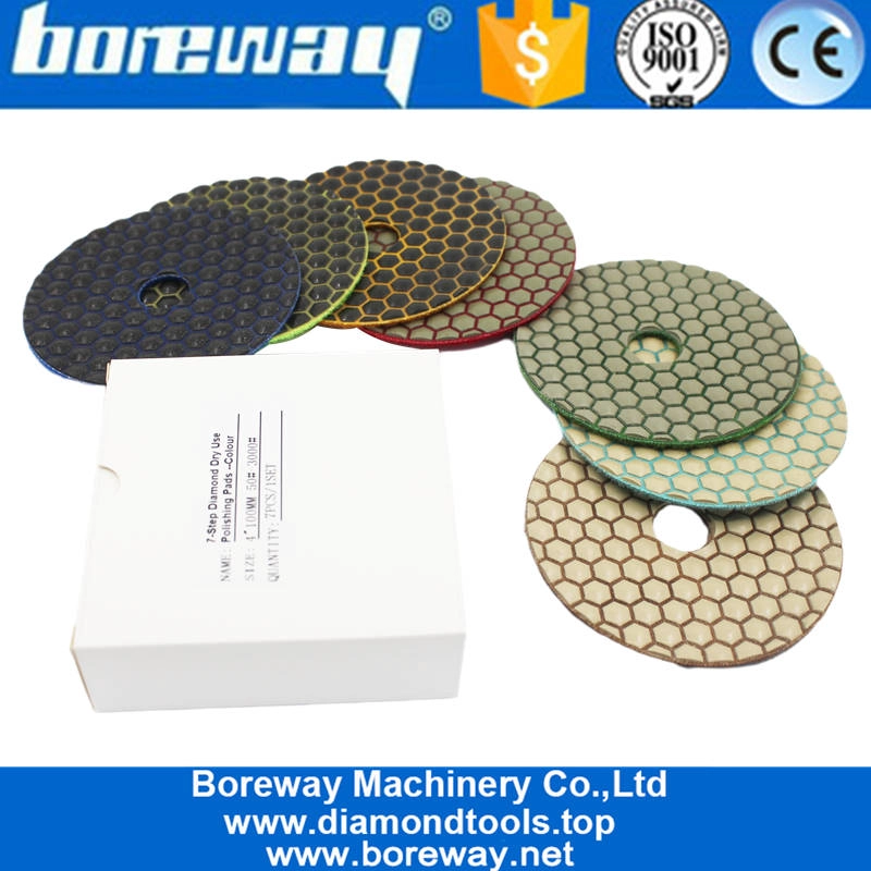 中国角度グラインダーおよび他の研磨機のためのダイヤモンドの乾式樹脂ボンド研磨パッドサプライヤーまたは製造業者