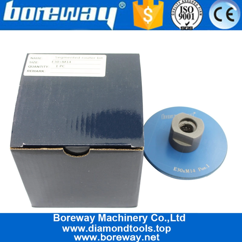 ग्रेनाइट मार्बल स्टोन स्लैब के लिए चीन फैक्टरी E30XM14 डायमंड प्रोफाइलिंग सेगमेंट पोर्टेबल राउटर बिट