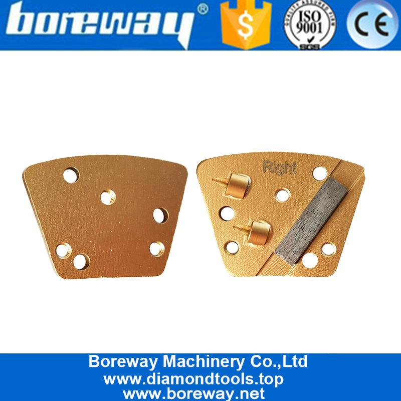China Factory Metal Bond Diamant Trapezschleifpads Segment Steinbeton Bodenschleifwerkzeug Segment für Bodenmaschine