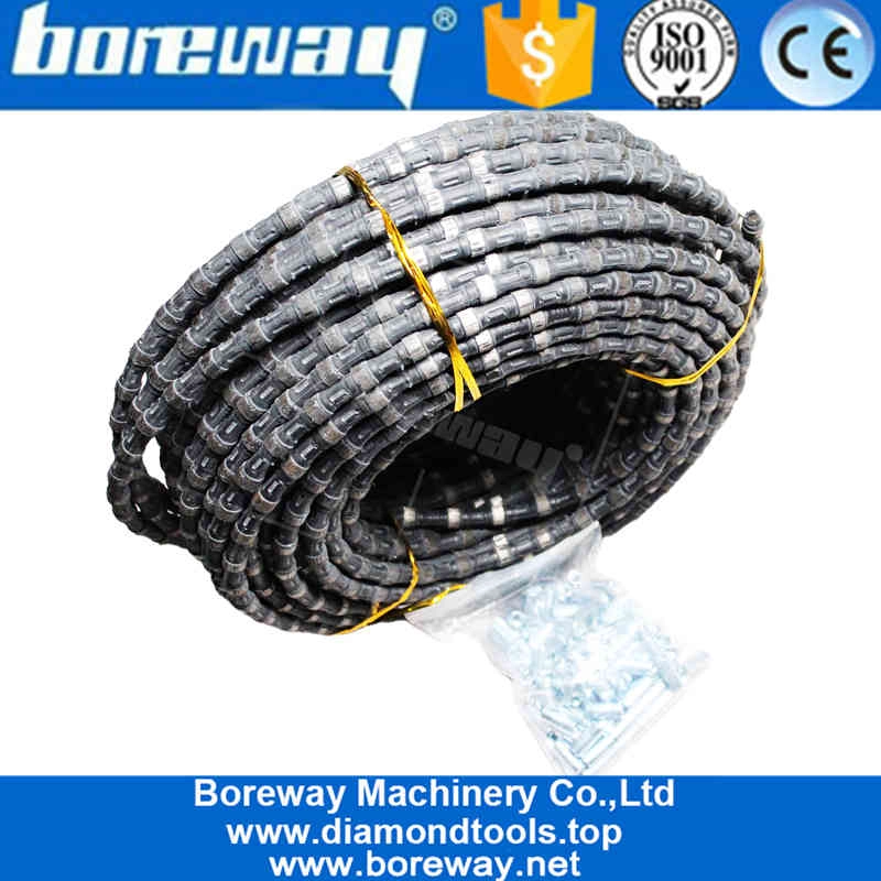 中国工場価格鉄筋コンクリート切断用11mmゴムダイヤモンドワイヤーソー