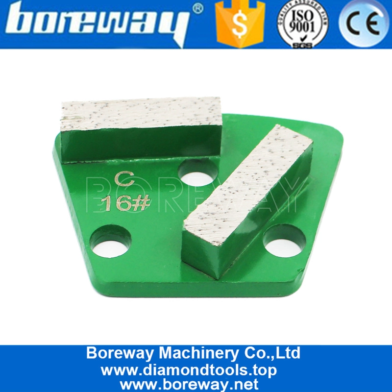 China Factory Price Smooth Mahlen Diamant Trapez -Pads Schuh für Beton