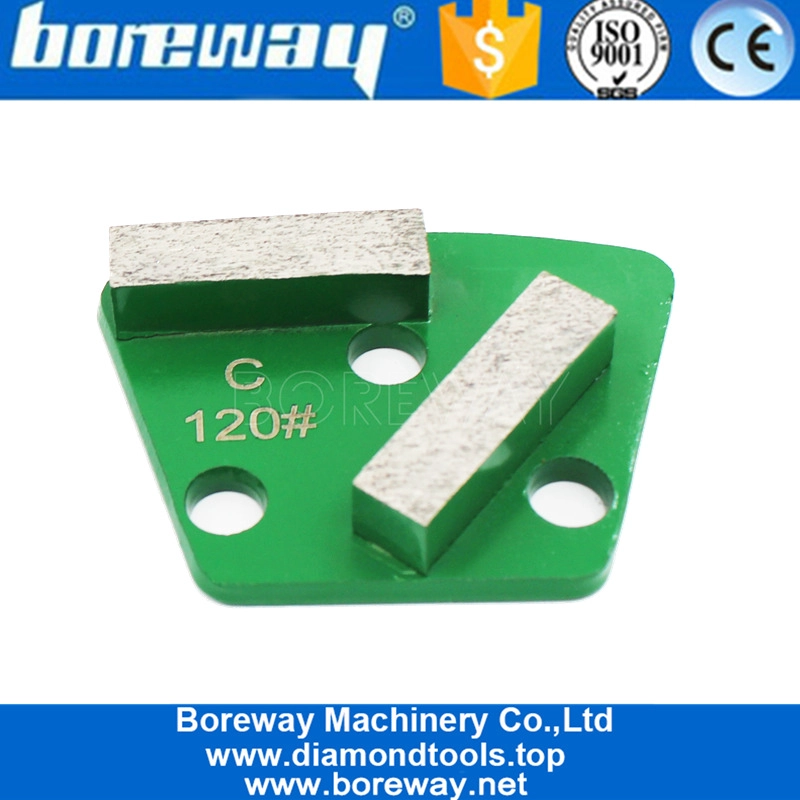 China Factory Price Smooth Mahlen Diamant Trapez -Pads Schuh für Beton