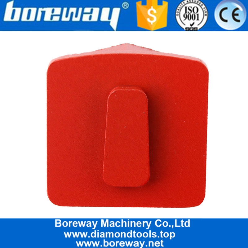 China Factory Single Hexagon Segment Diamant Schleifkissen Schuh für Betonboden Husqvarna