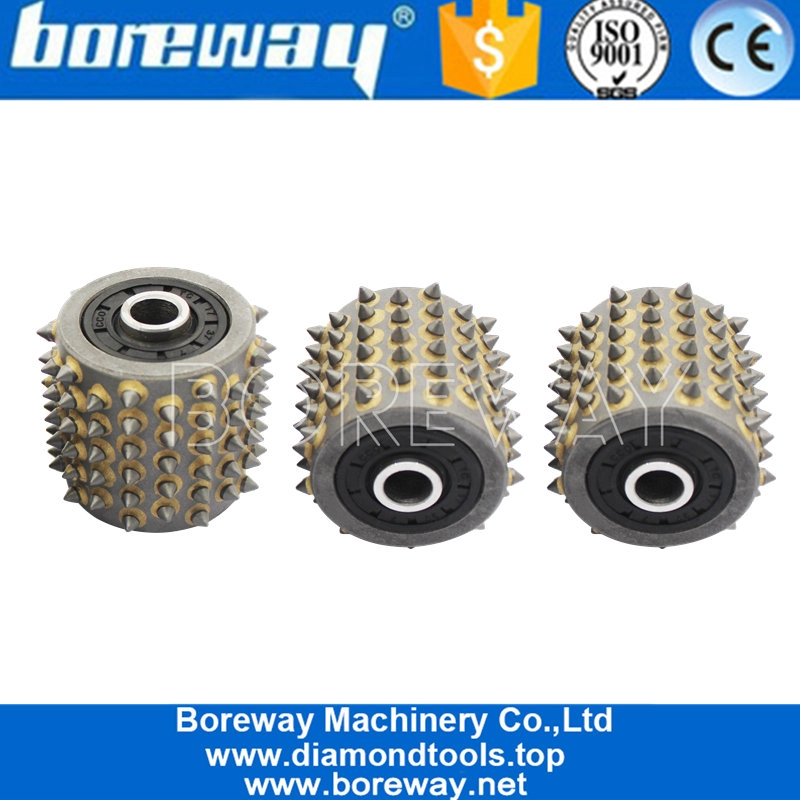 Porcellana Produttore Rotary Fickert Cespuglio del cespuglio del cespuglio del martello della macinazione della testa del rullo con 99 segmenti