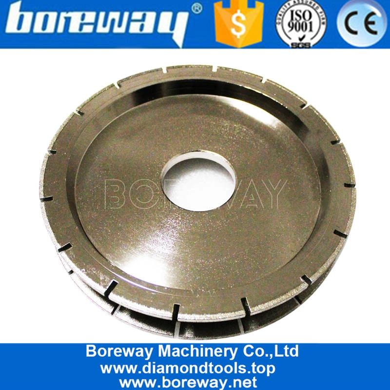 China V Shape Diamond Electroplated Profile Grinding Wheel Tools For Edging Machine Manufacturer