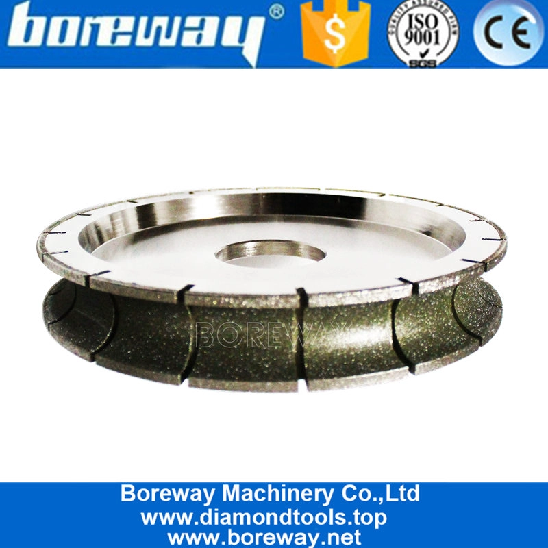 China V Shape Diamond Electroplated Profile Grinding Wheel Tools For Edging Machine Manufacturer