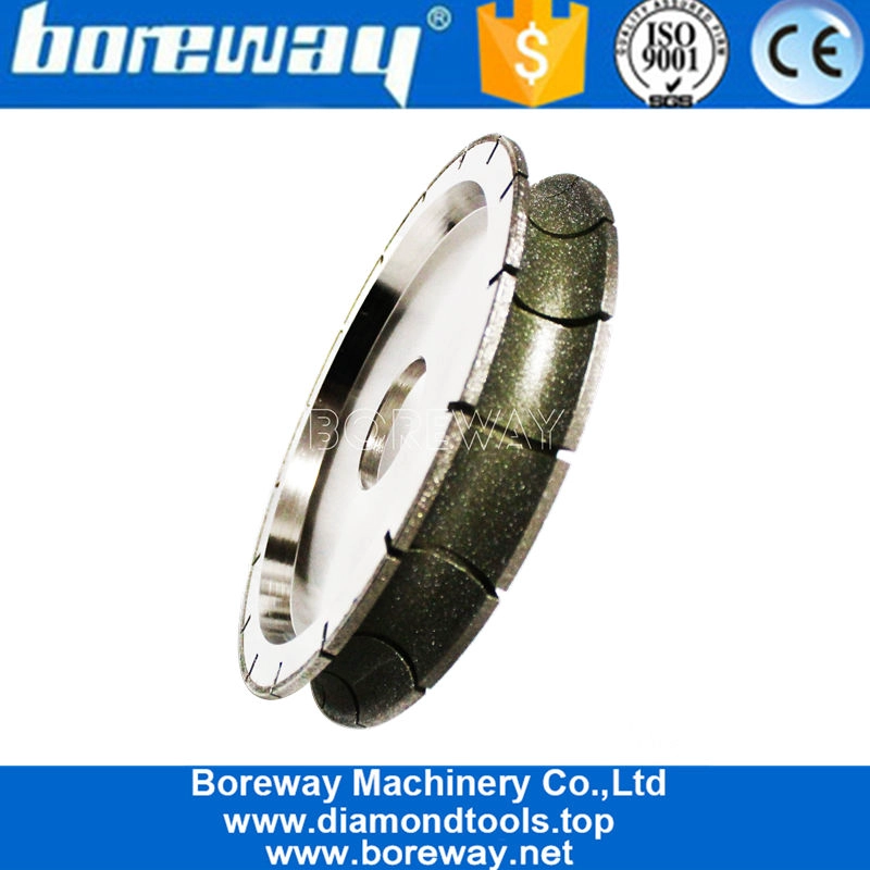 China V Shape Diamond Electroplated Profile Grinding Wheel Tools For Edging Machine Manufacturer