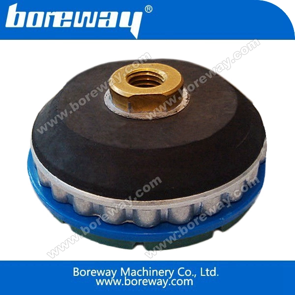 中国ウェットユースカタツムリロック研磨パッド、ダイヤモンド研磨パッド工場