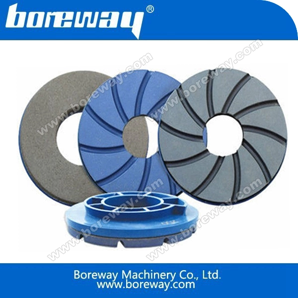 中国ウェットユースカタツムリロック研磨パッド、ダイヤモンド研磨パッド工場