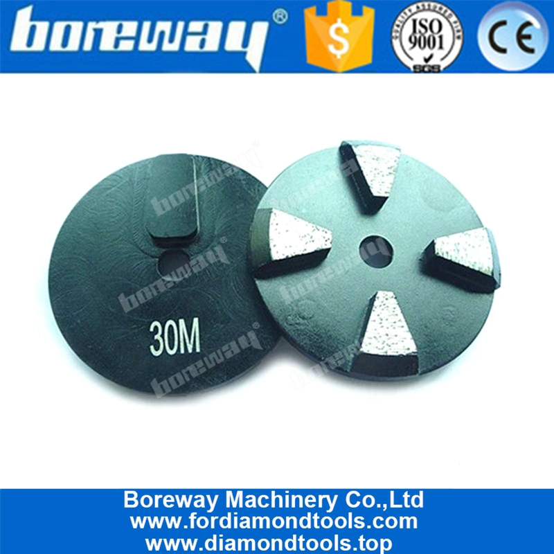 Legame metallico diamantato a pavimento circolare con barra smussata