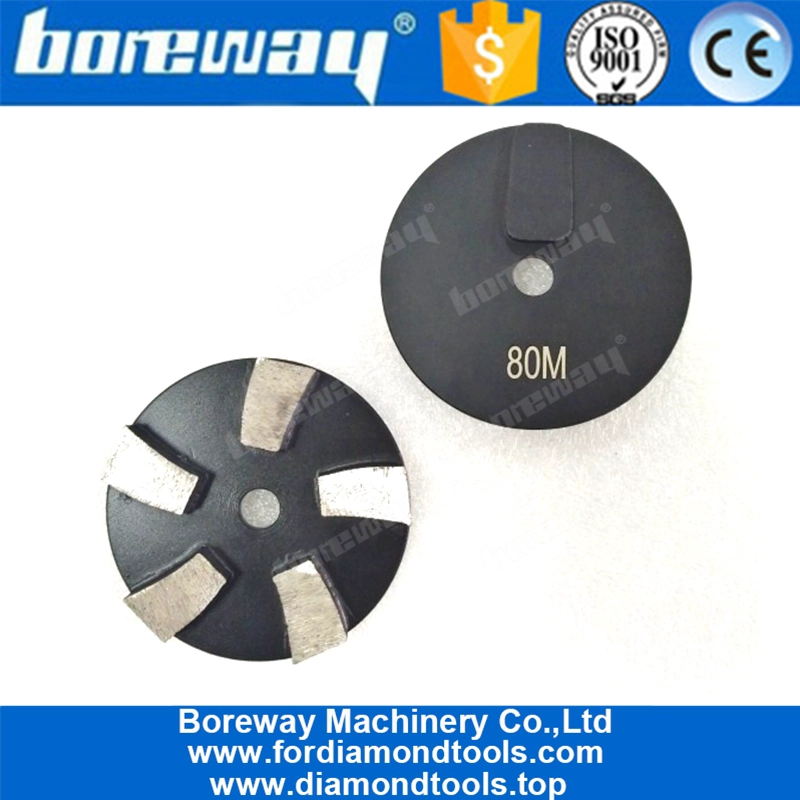 Legame metallico diamantato a pavimento circolare con barra smussata