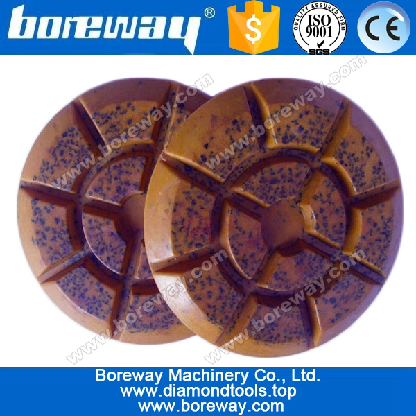 コンクリートダイヤモンド樹脂床研磨パッド