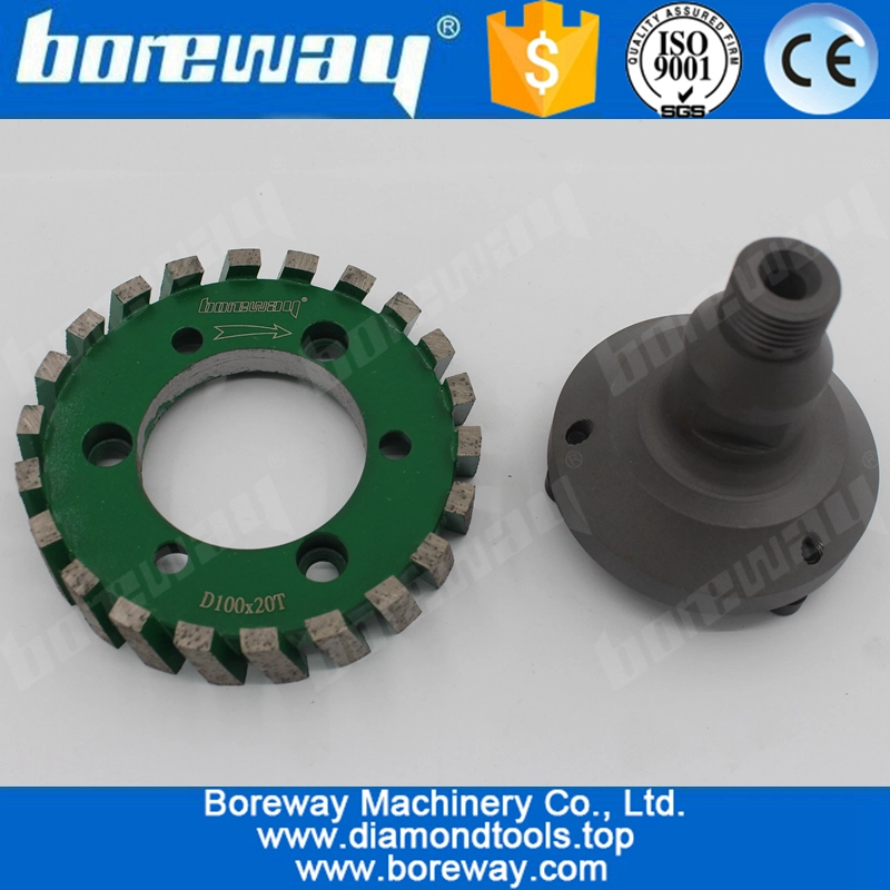 D100 * 20T * 50H disco diamantato standard con l'adattatore