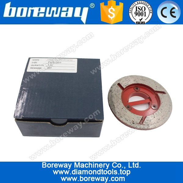 D100 * 20W * 40＃連続リムのカタツムリロックダイヤモンドカップ研削砥石