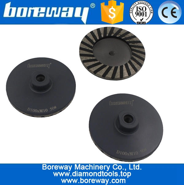 D100 * M10 * 120 # wellensegment diamant cuo schleifscheiben für schleifen konkreten boden