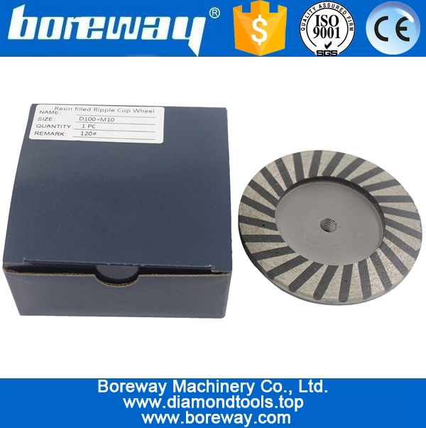 D100 * M10 * 120 # wellensegment diamant cuo schleifscheiben für schleifen konkreten boden