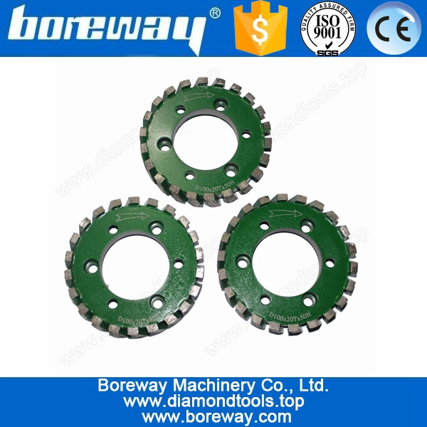D100x20Tx50H डायमंड स्टैण्ड के लिए स्टैंडर्ड स्टबिंग व्हील
