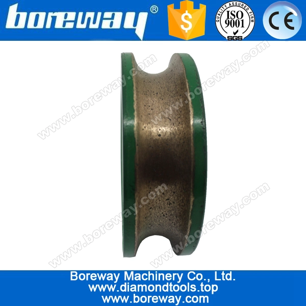 D120 * V20 * 20H निरंतर रिम डायमंड प्रोफाइल पीस व्हील्स फॉर सिरेमिक, सिरेमिक डायमंड प्रोफाइलिंग व्हील्स