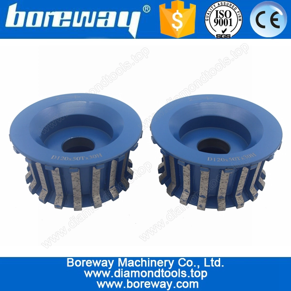 花崗岩のためのD120焼結砥石ダイヤモンド、製粉のための石ダイヤモンドのプロファイリングホイール