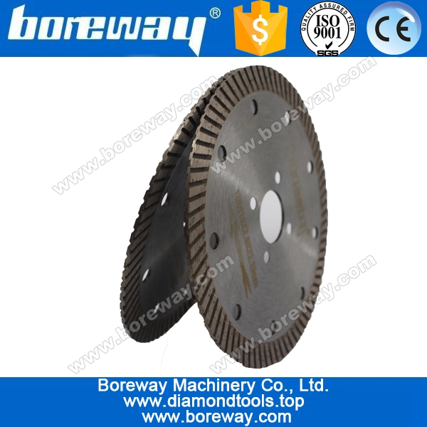 D125*10*2.0*22.23 ripple segment diamond saw blade for cutting granite,diamond cutting blade for granite