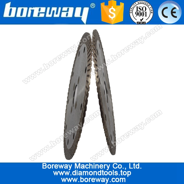 D125*10*2.0*22.23 ripple segment diamond saw blade for cutting granite,diamond cutting blade for granite