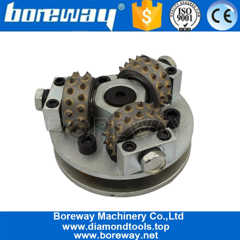 D125 * 3T * 30S * M14 Doppelschicht -Hexagons Buschhammer -Hammerplatte für Schleifmittel