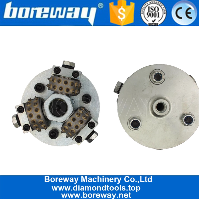 D125 * 3T * 30S * M14 Doppelschicht -Hexagons Buschhammer -Hammerplatte für Schleifmittel