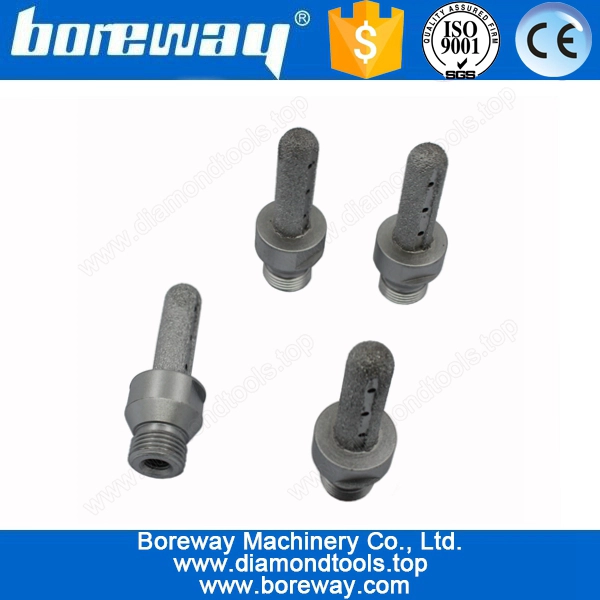 D15x50Tx1/2"G Vacuum Brazed Diamond Ball Shape Finger Bit For Granite And Marble In Mining Machinery