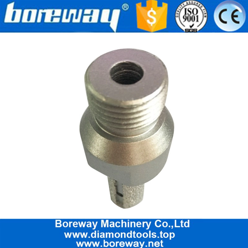 D16 * 30T * 1/2 "G 30/40 # Diamantvakuumgelöteter Grobfinger-Schleifkopf für die Arbeitsplatte