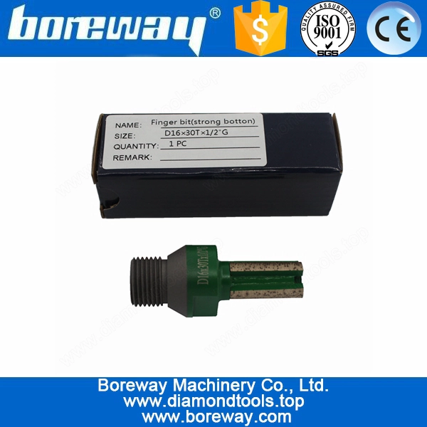 D16 * 30T * 1 / 2 "G 카운터 용 강도 세그먼트가있는 CNC 다이아몬드 핑거 밀링 커터