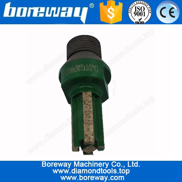 D16 * 30T * 1/2 "G Diamond Finger Bite per bacino di macinazione