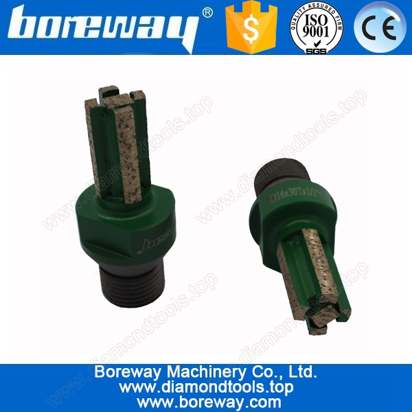 D16 * 30T * 1/2 "G Diamond Finger Bite per bacino di macinazione