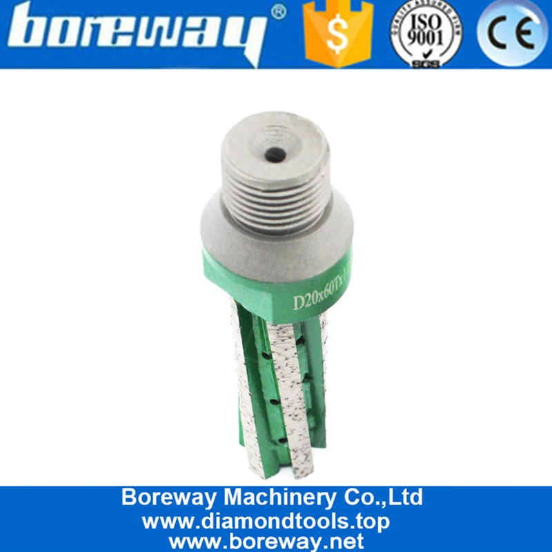 D20 nasse Verwendung Diamond Finger Bit Milliing Segment für Lieferanten