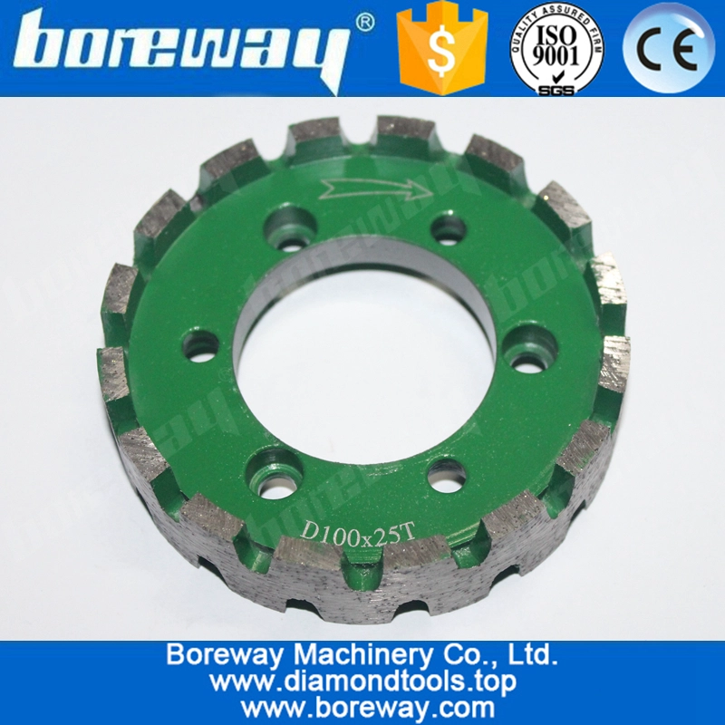 D100 * 25T * 50H disco diamantato diamantato a corona continua
