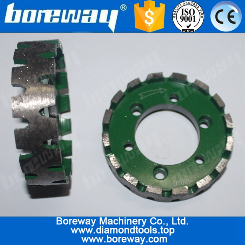 D100 * 25T * 50H disco diamantato diamantato a corona continua