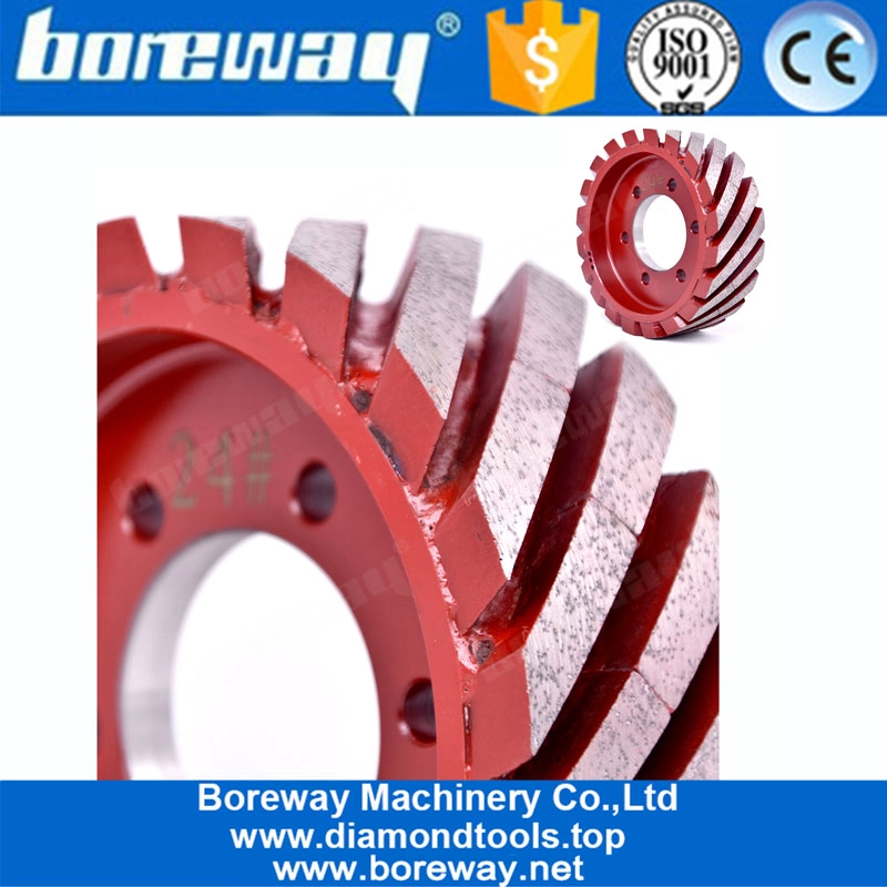क्वार्ट्ज पत्थर Boreway आपूर्तिकर्ताओं के लिए डी 200 मिमी चिकनी पीसने कैलिब्रेटिंग व्हील रोलर बहु ​​प्रयोजन एब्रेसिव हेड टूल्स