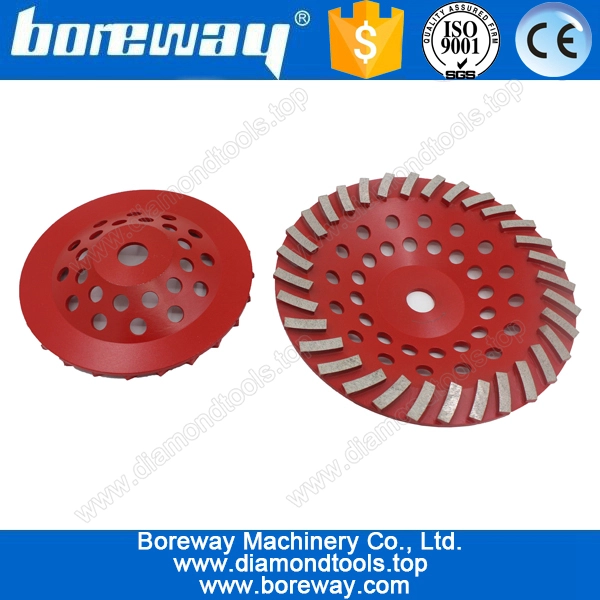 D230*22.23mm*120# segmented type diamond cup grinding wheels for grinding stone and concrete