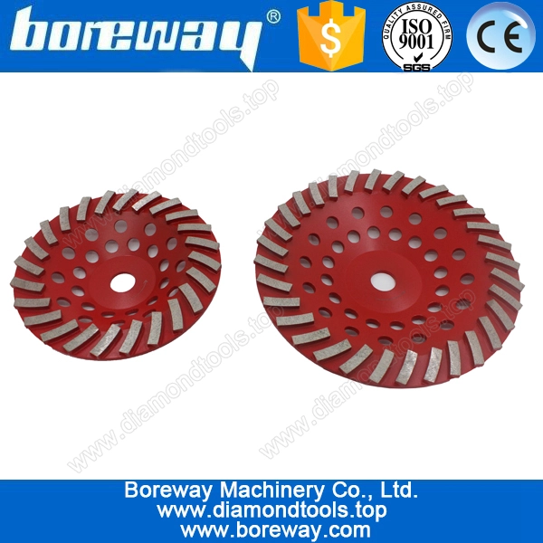 D230*22.23mm*120# segmented type diamond cup grinding wheels for grinding stone and concrete